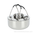 Stainless Steel Camping Kettle with Anti heating Handle